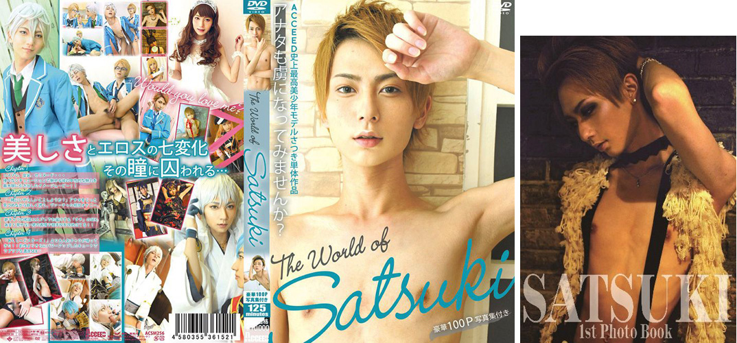 The World of SATSUKI -DVD- with a deluxe 100pages photo book
