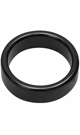 METAL WIDE COCK RING ( 4.0cm / black )
