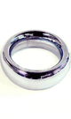 CHROME 41mm DONUT RING - diameter 4.21cm width1.8cm