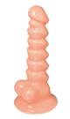 HARD ARAB WITH SUCTION CUP ( beige & L ) - 21.0 x 4.0 cm