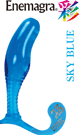 エネマグラ Dildo 彩【irodori】  スカイブルー