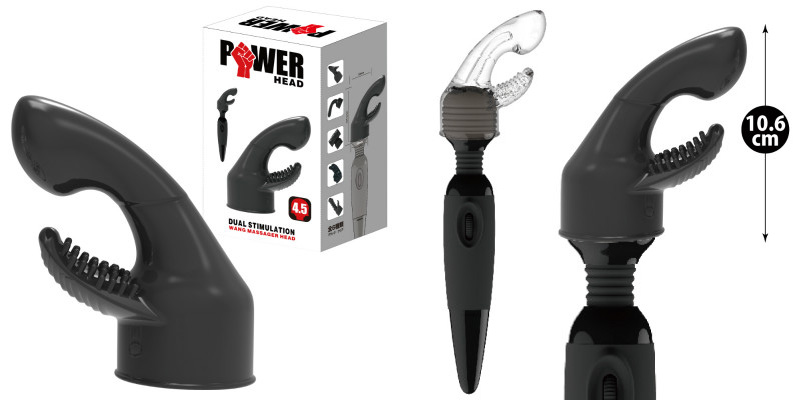 POWER HEAD ( dual stimulation / black )
