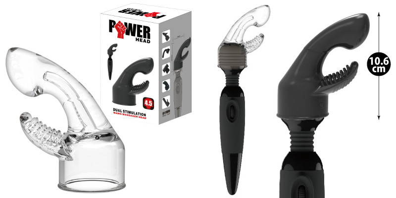 POWER HEAD ( dual stimulation / clear )