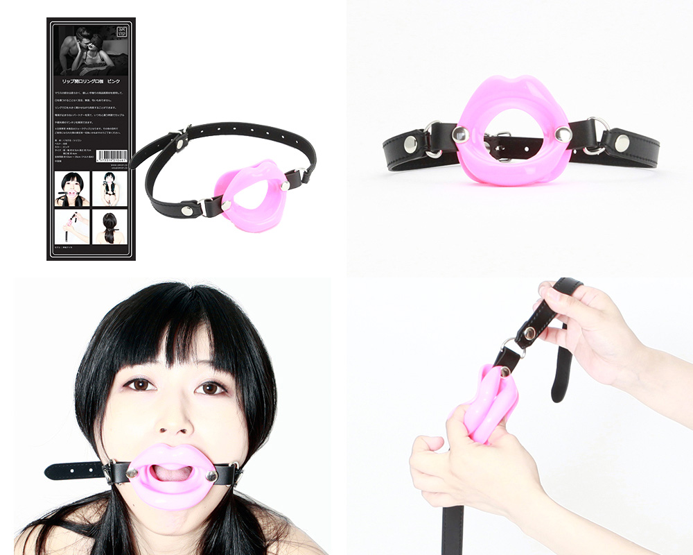 SM-VIP LIP OPEN MOUTH GAG (pink)