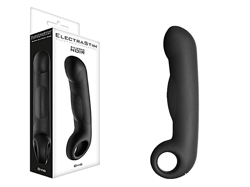 ELECTRASTIM Silicone Noir Ovid Electro G-Spot Dildo