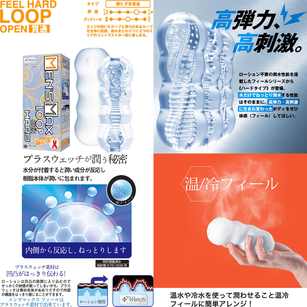 MENfS MAX FEEL Loop HARD (Open Type)