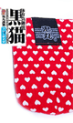 KURONEKO ( heart / red  ) - 100% cotton