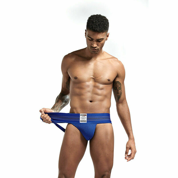 JOCKMAIL Athletic Jockstrap Supporter( Blue / XL )