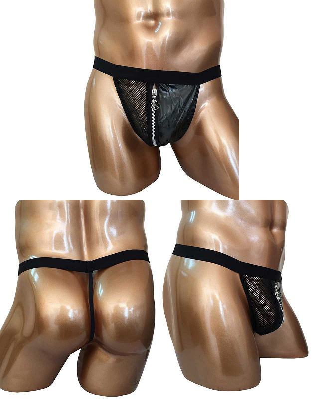 BAD DADDY open zipper g-strings i black j