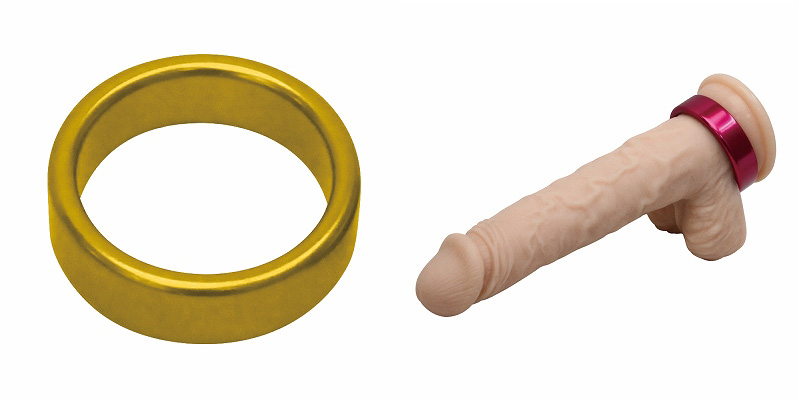 メタルワイド コックリング （4.0cm / ゴールド ）