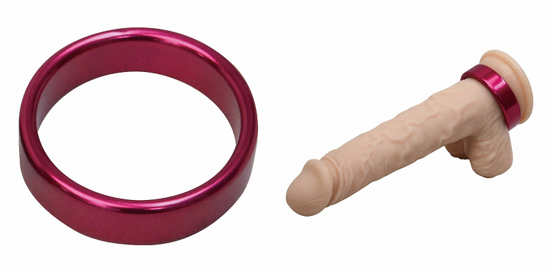 メタルワイド コックリング （5.0cm / レッド ）