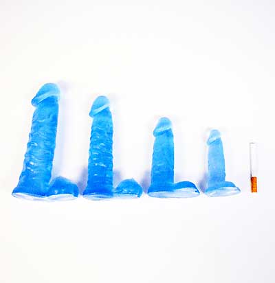 アラブ透明青-サイズM