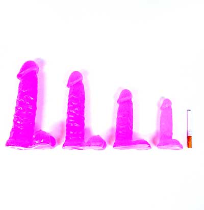 アラブ透明ピンク-サイズL