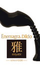エネマグラ サドル 《雅》 BLACK - 9.5 x 2.0cm
