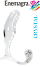 エネマグラ Dildo 彩【irodori】  クリスタル - 10.0 x 2.5cm