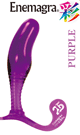 エネマグラ Dildo 彩【irodori】  パープル - 10.0 x 2.5cm