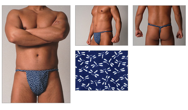 たぬき堂六尺（勝ち虫 紺）