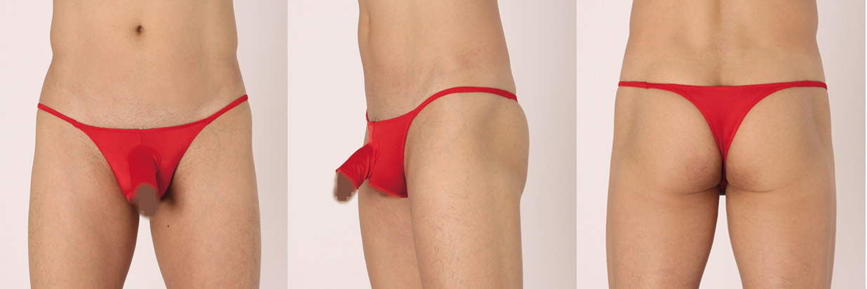 ノックアウト Ｔバック（赤）