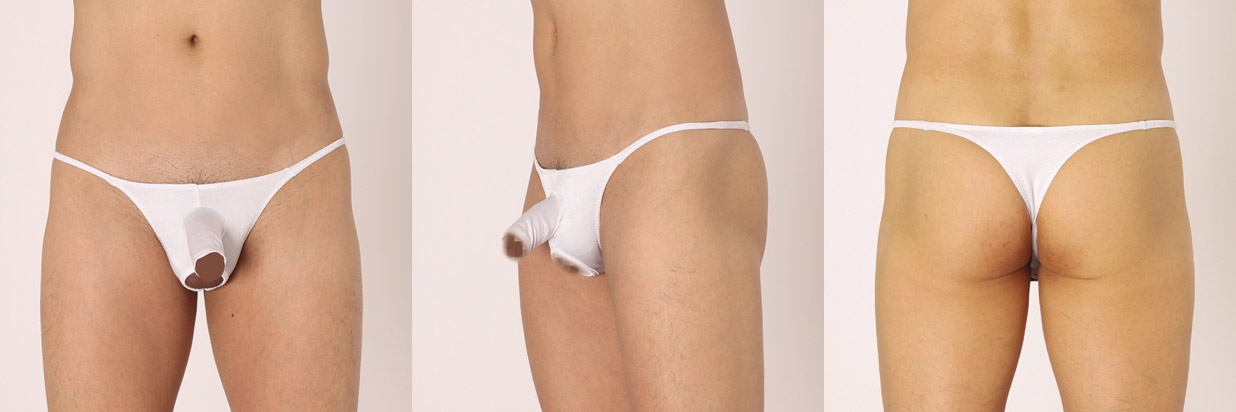 ノックアウト Ｔバック（白）