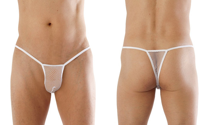 ワイルドメッシュ Ｔバック（白）