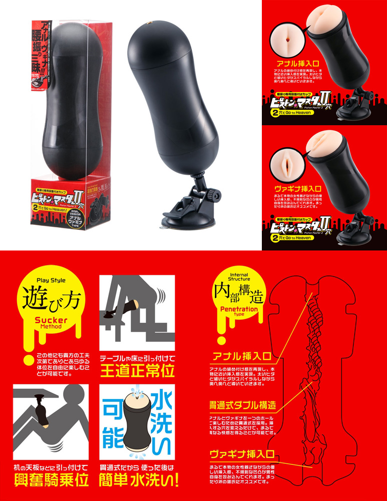ピストンマスター2穴 アナル&ヴァギナタイプ www.star-kids.ro